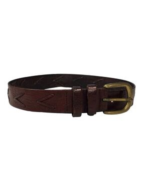 VINTAGE Y2K Express Italian Leather Belt Size Small 24-28 Inch waist